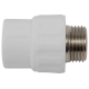 Муфта PP-R бел комб 20х1/2 НР Gigant GPM-20X12НР
