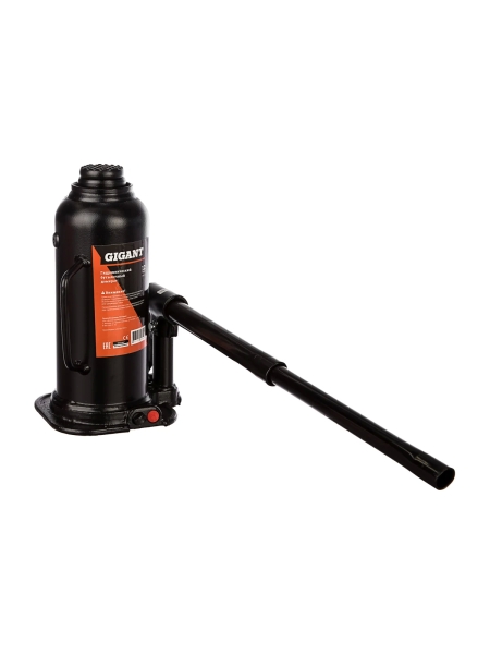 Гидравлический бутылочный домкрат 12Т, подхват 230мм, подъем 465мм, рабочий ход 210мм, Gigant HBJ-12