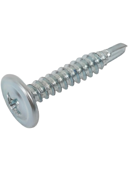 Gigant Саморез по металлу 4,2x25 полусфера, цинк, сверло 200 шт G-124107