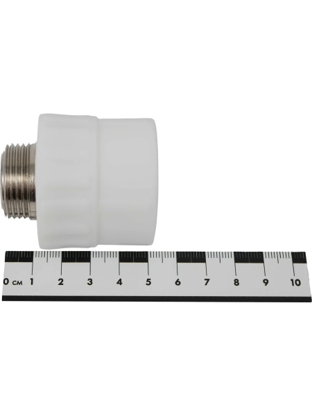 Муфта PP-R бел комб 32х3/4 НР Gigant GPM-32X34НР