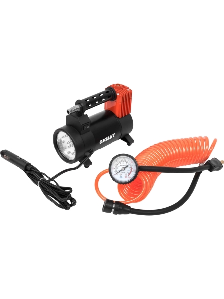 Автомобильный компрессор Gigant 12V, 35л. мин., LED фонарь, сумка GCA-35