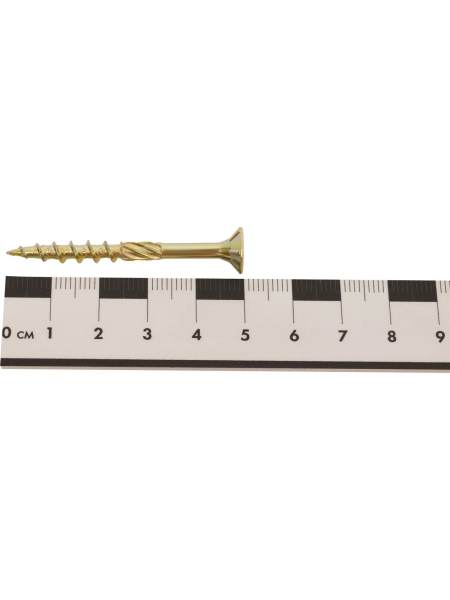 Конструкционный саморез Gigant желтый цинк 5x50 пот/г TORX сверло 200 шт 123823