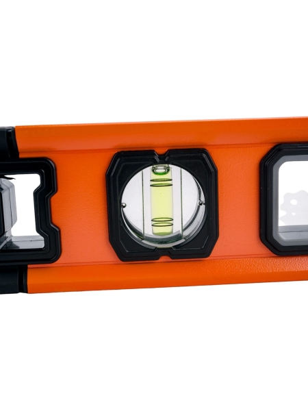 Алюминиевый магнитный строительный уровень Gigant 600мм GWM600