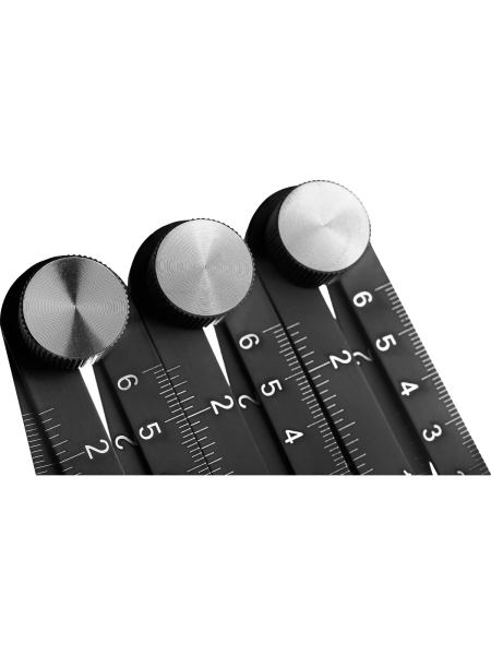 Алюминиевая 6-сторонняя линейка/угольник Gigant копировальный шаблон 130 мм GAR-6-130