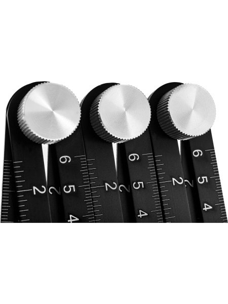 Алюминиевая 6-сторонняя линейка/угольник Gigant копировальный шаблон 130 мм GAR-6-130