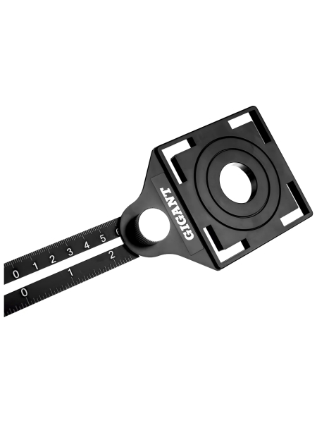 Алюминиевая 6-сторонняя линейка/угольник Gigant копировальный шаблон 130 мм GAR-6-130