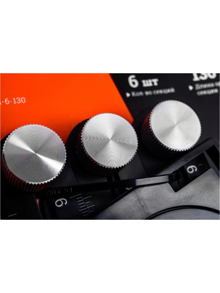 Алюминиевая 6-сторонняя линейка/угольник Gigant копировальный шаблон 130 мм GAR-6-130