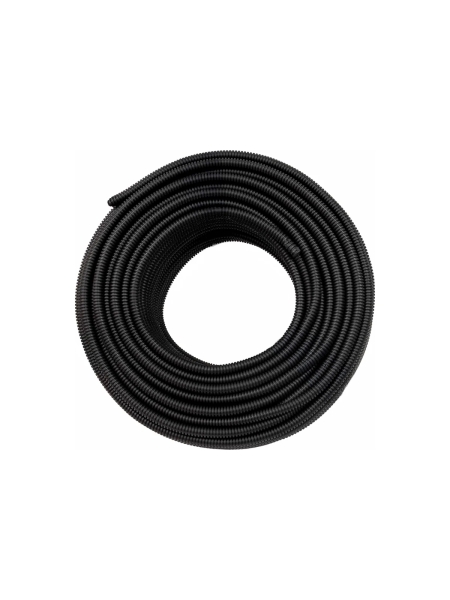 Гофрированная труба ПНД Gigant лёгкая черная D16 с зондом, стойкая к УФ 100м 20116-100GI