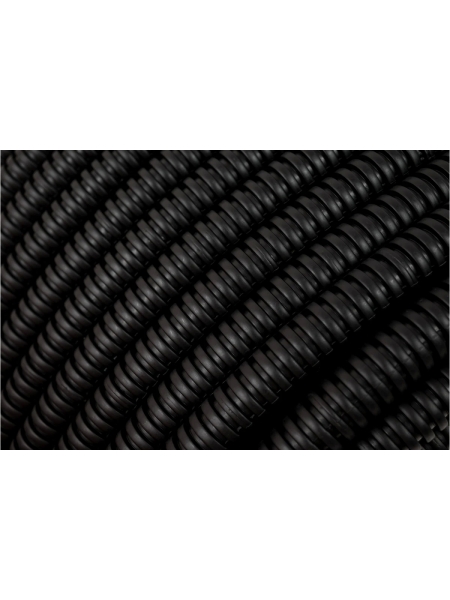 Гофрированная труба ПНД Gigant лёгкая черная D16 с зондом, стойкая к УФ 100м 20116-100GI