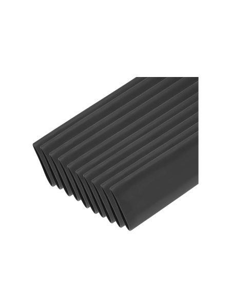 Трубка термоусадочная клеевая Gigant (3:1) 15/5, черная, 10шт по 1м G-80134