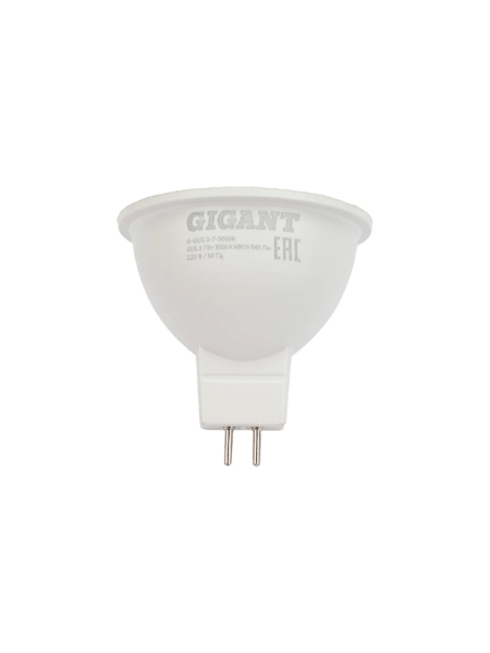 Светодиодная лампа Gigant GU5.3 7Вт 3000K MR16 540Лм G-GU5.3-7-3000K