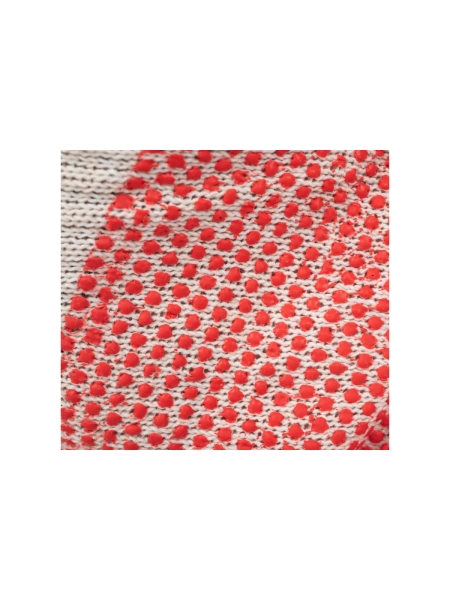 Трикотажные перчатки Gigant с ПВХ-покрытием точка, 10 класс, размер 9, белые GGC-12