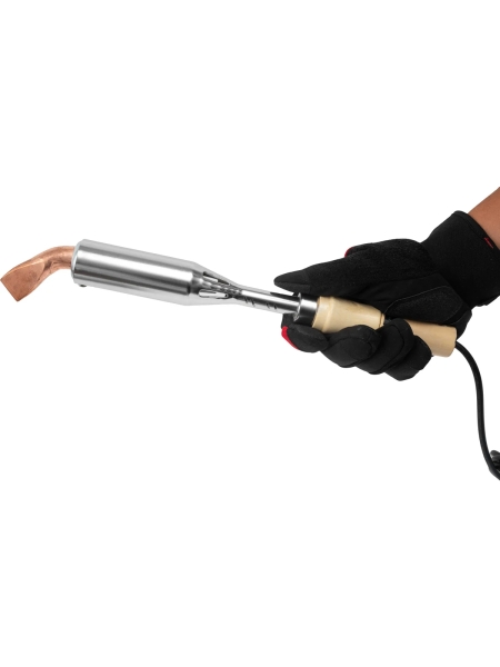 Электрический паяльник Gigant 300Вт, клин, деревянная рукоятка GES-05