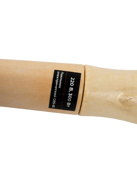 Электрический паяльник Gigant 300Вт, клин, деревянная рукоятка GES-05