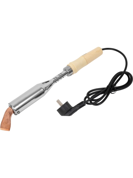 Электрический паяльник Gigant 300Вт, клин, деревянная рукоятка GES-05