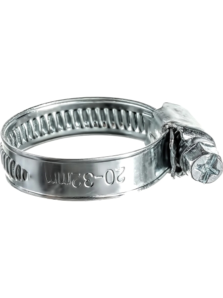 Червячный хомут оцинк Gigant 20-32 мм/9 W1, 25 шт G/1/30