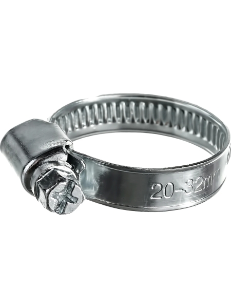 Червячный хомут оцинк Gigant 20-32 мм/9 W1, 25 шт G/1/30