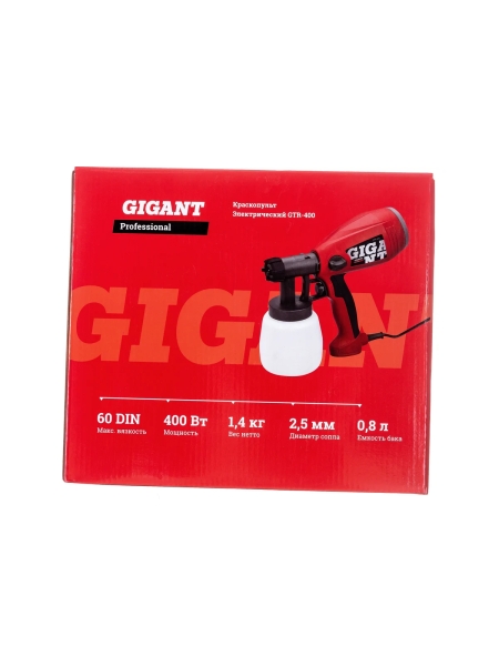 Электрический краскопульт Gigant Professional GTR-400