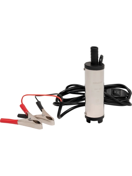 Насос перекачки топлива погружной D38 несъёмный фильтр Gigant, 20л/мин, 1200л/час, GRF-154