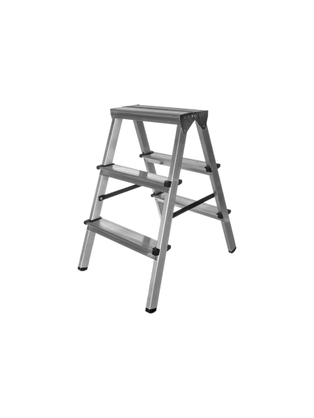 Алюминиевая стремянка двусторонняя, 3 ступени Gigant AS 203
