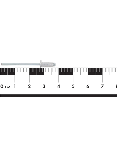 Заклепки вытяжные Gigant алюминий/сталь 3,2x8 1000 шт. цинк 123911
