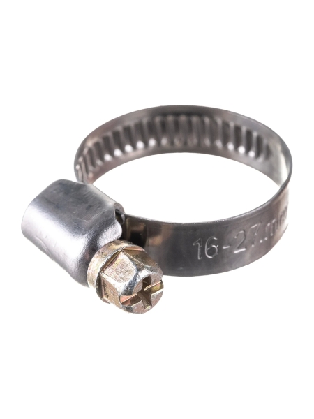 Червячный хомут нерж Gigant 16-27 мм/9 W2, 25 шт G/1/43