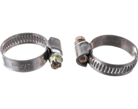 Червячный хомут нерж Gigant 16-27 мм/9 W2, 25 шт G/1/43