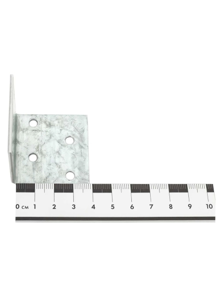 Крепежный уголок Gigant равносторонний 40x40x40х1.8 мм цинк 123881