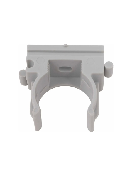 Крепеж-клипса для труб Gigant прямой монтаж D20 серая 100шт 123933