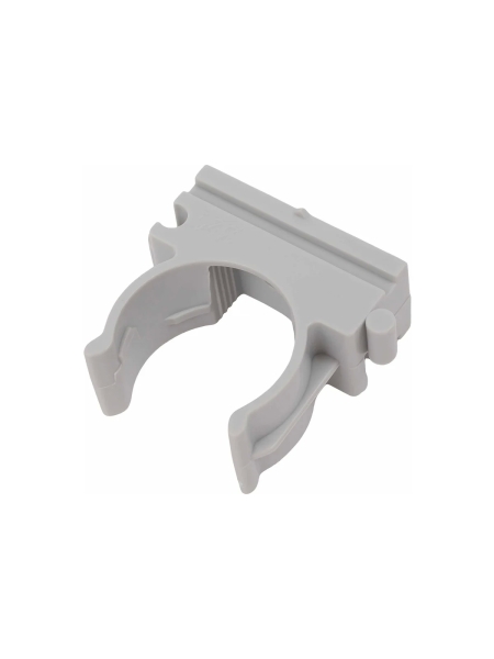 Крепеж-клипса для труб Gigant прямой монтаж D20 серая 100шт 123933