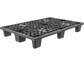 Паллет Gigant 1200x800x160 вкладываемый на ножках чёрный 34227