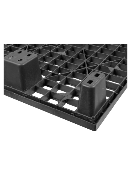 Паллет Gigant 1200x800x160 вкладываемый на ножках чёрный 34227