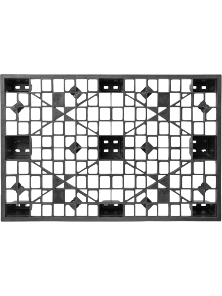 Паллет Gigant 1200x800x160 вкладываемый на ножках чёрный 34227