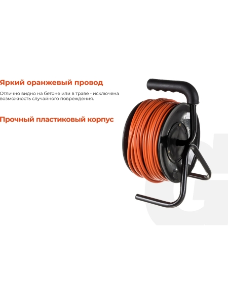 Удлинитель Gigant ПВС 3x2,5 50м на катушке 80076