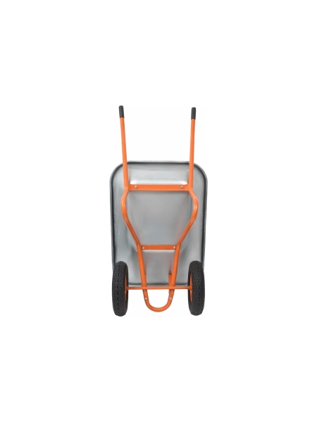 Строительная двухколесная тачка Gigant усиленная, 130 л, 280 кг, пневматические колеса GX-05