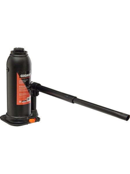 Гидравлический бутылочный домкрат Gigant 10Т, подхват 230мм, подъем 460мм, рабочий ход 155мм, HBJ-10