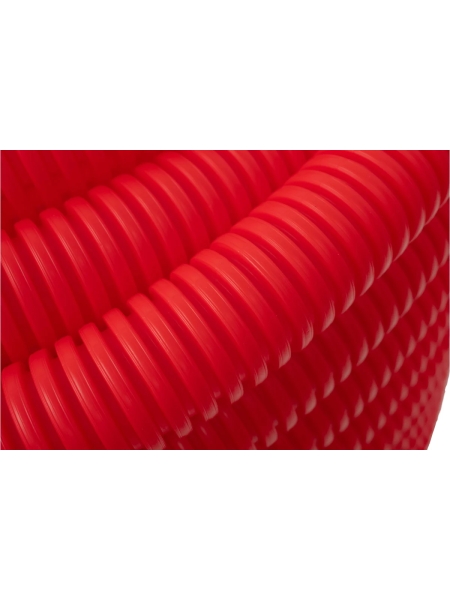 Gigant Гофрированная двустенная труба ПНД гибкая красная D40 с зондом 50м 801040GI