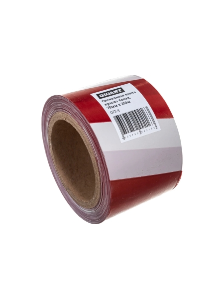 Сигнальная лента Gigant красно-белая, 75мм х 250м GIT-4