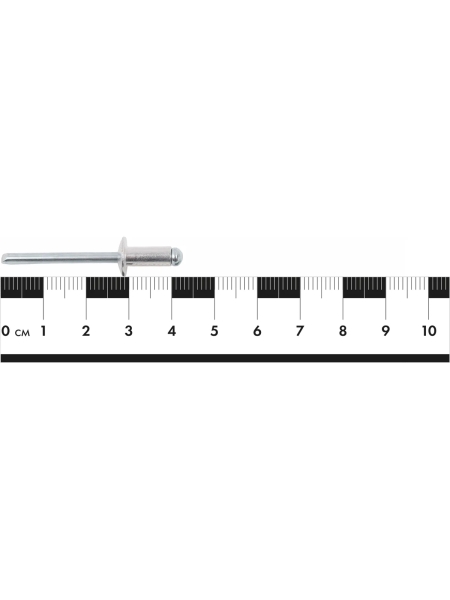 Заклепки вытяжные Gigant алюминий/сталь 4,8x12 500 шт. цинк 123909