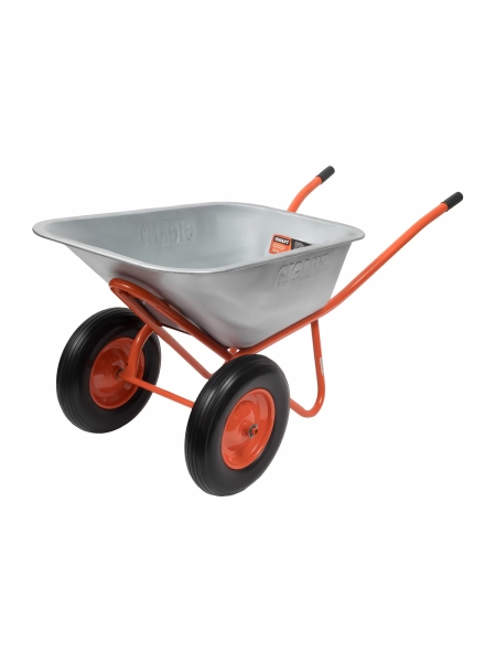 Строительная двухколесная тачка Gigant 110л, 240 кг, литые колеса GX-04