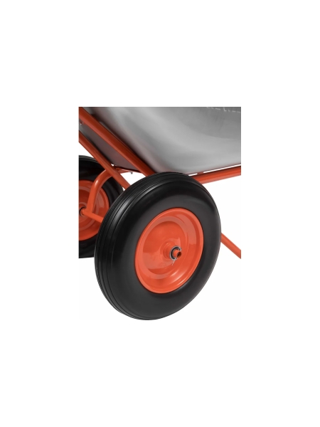 Строительная двухколесная тачка Gigant 110л, 240 кг, литые колеса GX-04