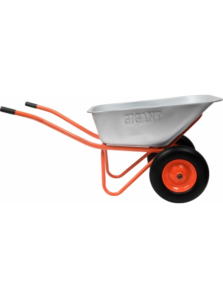 Строительная двухколесная тачка Gigant 110л, 240 кг, литые колеса GX-04