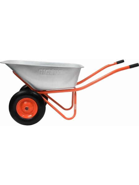 Строительная двухколесная тачка Gigant 110л, 240 кг, литые колеса GX-04
