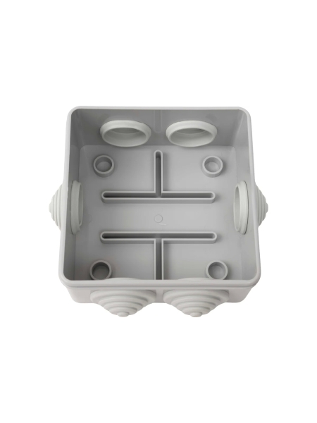 Gigant Коробка распределительная о.п 100х100х55, 6 выходов, IP55, 44037-1GI