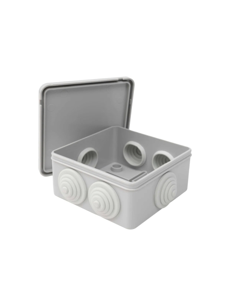 Gigant Коробка распределительная о.п 100х100х55, 6 выходов, IP55, 44037-1GI