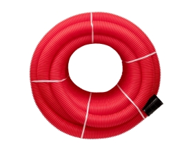 Gigant Труба гофрированная двустенная ПНД гибкая красная D90 с зондом 50м 801090GI