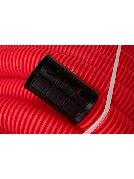 Gigant Труба гофрированная двустенная ПНД гибкая красная D90 с зондом 50м 801090GI