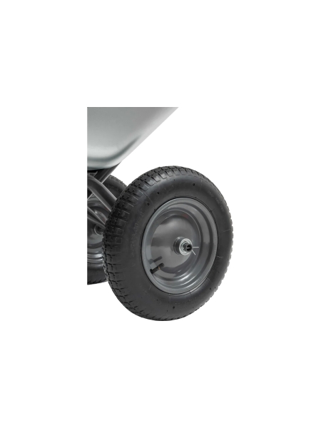 Двухколесная усиленная тачка Gigant с оцинкованным кузовом 110л ZAW-05