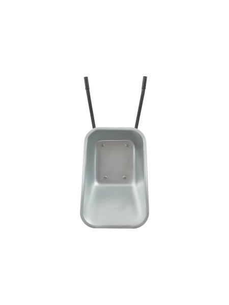 Двухколесная усиленная тачка Gigant с оцинкованным кузовом 110л ZAW-05