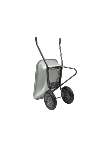 Двухколесная усиленная тачка Gigant с оцинкованным кузовом 110л ZAW-05